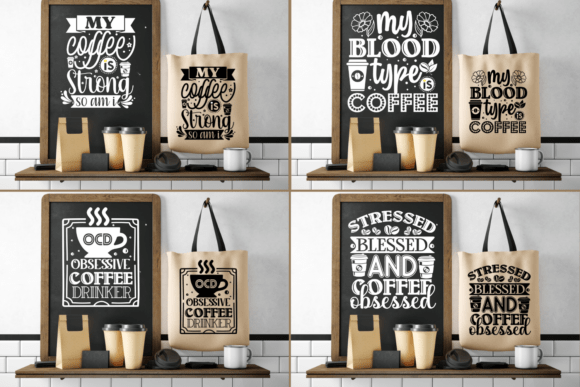 Funny Coffee SVG Bundle for Crafts and Graphics