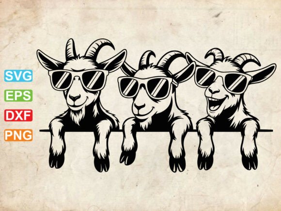 Goat SVG for Graphics and Crafts