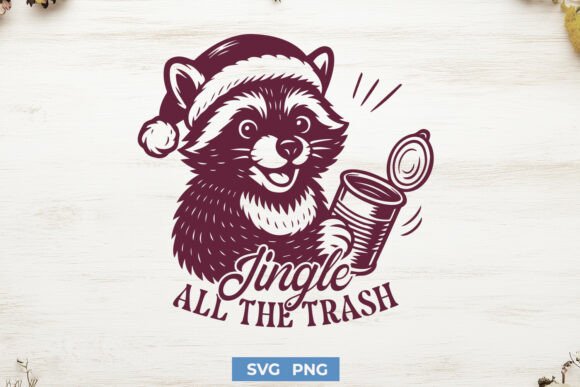Jingle All the Trash SVG – Graphics for Festive Crafts
