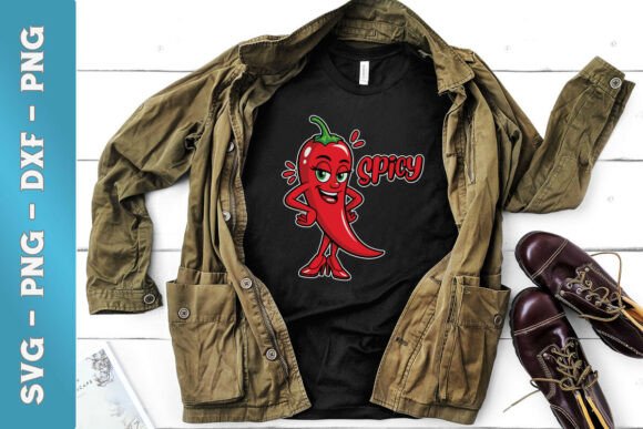Spicy Hot Chili Pepper Funny Puns SVG for Crafts and Graphics